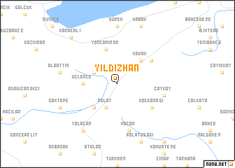 map of Yıldızhan