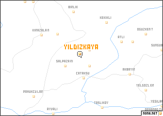 map of Yıldızkaya