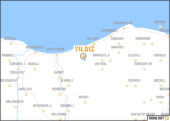 map of Yıldız