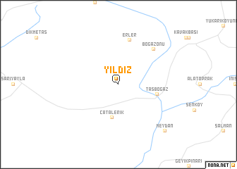 map of Yıldız