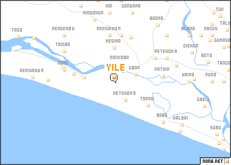 map of Yile