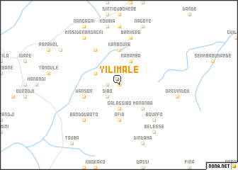 map of Yilimalé