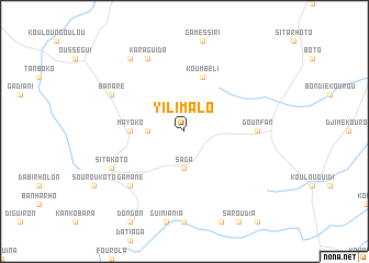 map of Yilimalo