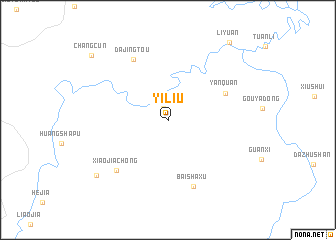 map of Yiliu