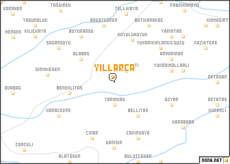 map of Yıllarca