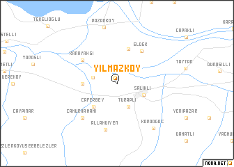 map of Yılmazköy