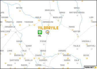 map of Yilonayile