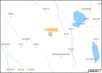 map of Yimano