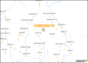 map of Yimbémodiya