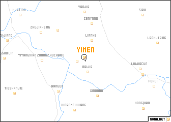 map of Yimen