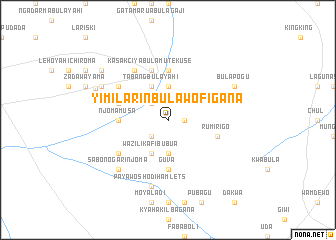 map of Yimilarin Bula Wofi Gana