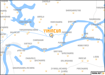 map of Yimincun