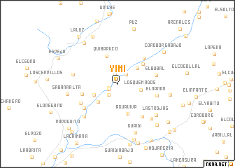 map of Yimi