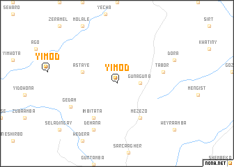 map of Yimod