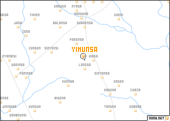 map of Yimunsa