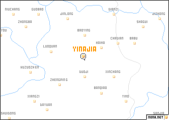 map of Yinajia