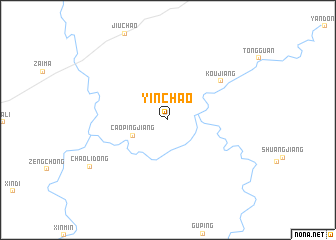 map of Yinchao