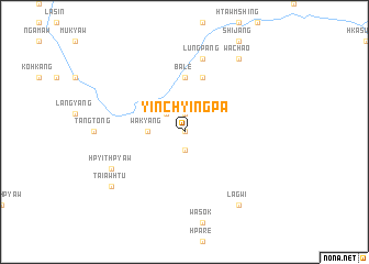 map of Yinchyingpa