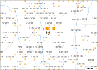 map of Yindimi