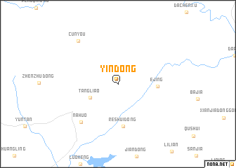 map of Yindong