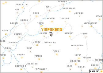 map of Yinfukeng