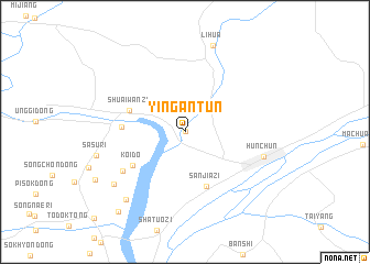 map of Ying-an-t\