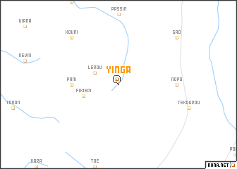 map of Yinga