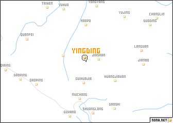 map of Yingding