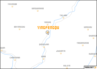 map of Yingfengqu