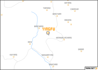 map of Yingfu