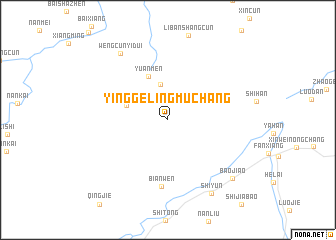 map of Yinggelingmuchang
