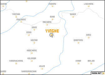 map of Yinghe