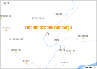 map of Yinghongzonghejingjiqu