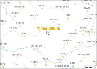 map of Yingjiakeng