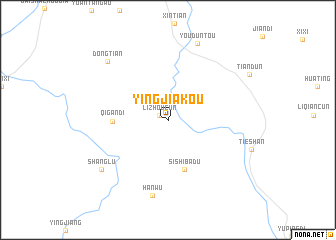 map of Yingjiakou