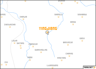 map of Yingjiang