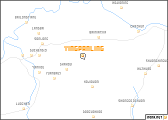 map of Yingpanling