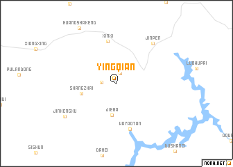 map of Yingqian