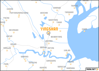 map of Yingshan