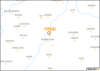 map of Yingsi