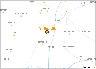 map of Yingzijie