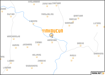 map of Yinkoucun