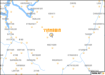 map of Yinmabin