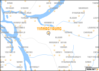 map of Yinmagyaung