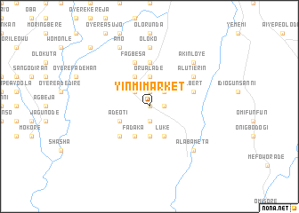 map of Yinmi Market