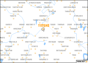 map of Yinshe