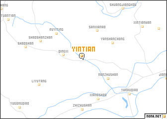 map of Yintian