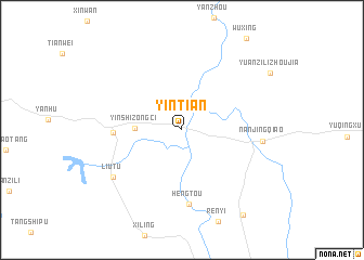 map of Yintian