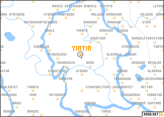 map of Yintin