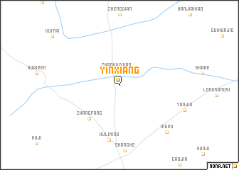 map of Yinxiang